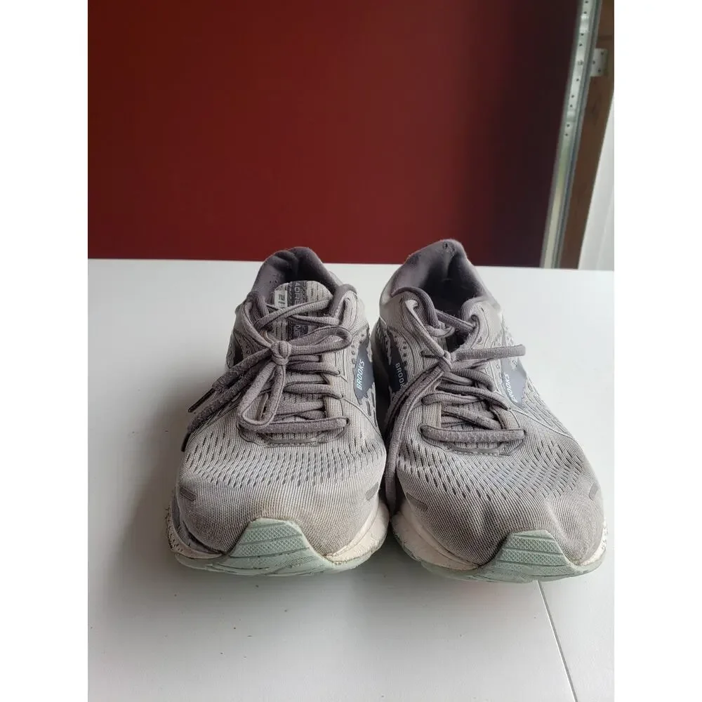 Brooks Adrenaline GTS 21 Shoes Size 11 Womens Gray Running Marathon 1203291B061